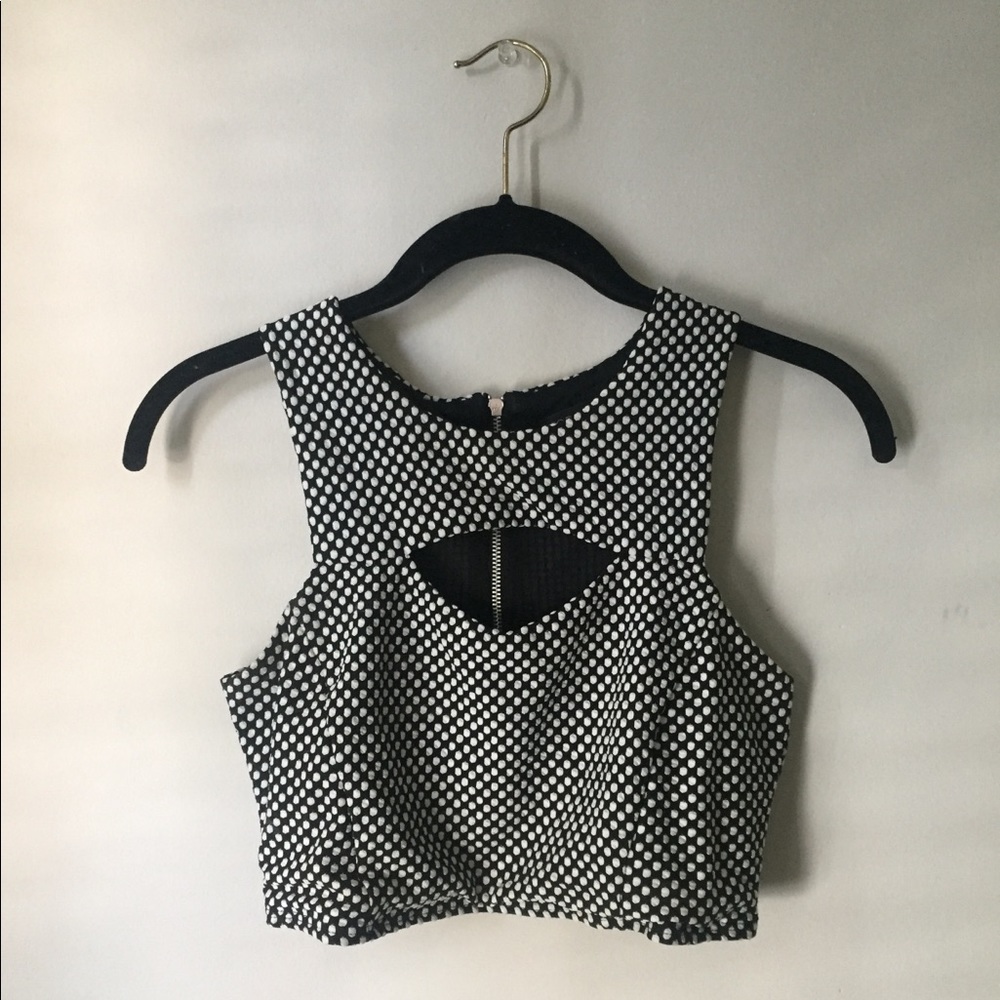 Polka Dot Crop Top